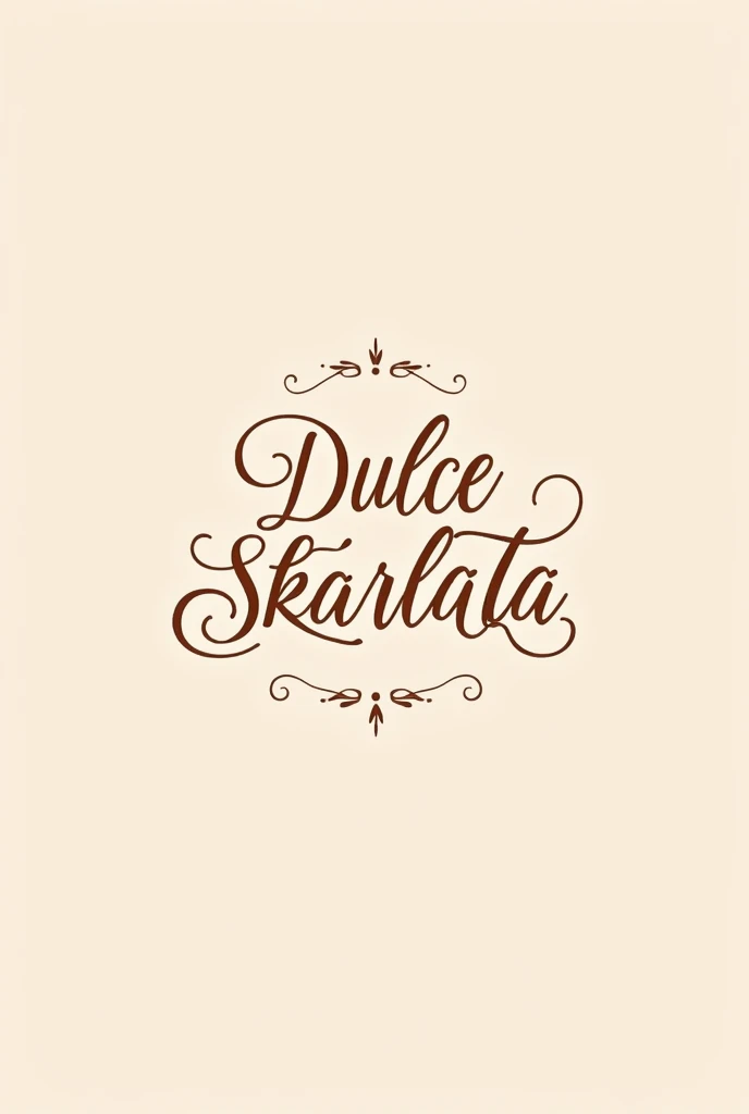 Logo design for a bakery called Dulce Skarlata