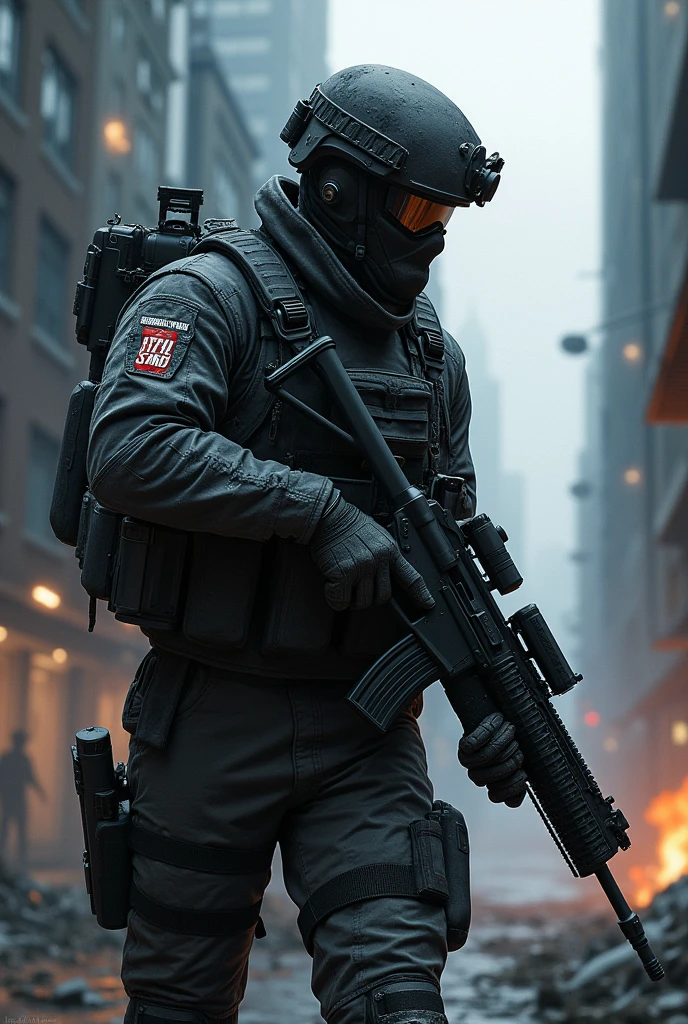 Make me a cover of a call of duty black of 6 game