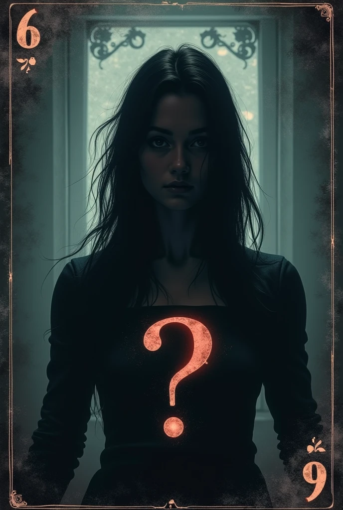 
I want you to create a template like dark to create the characters with those roles. Type you put in the character sheet template. card. And you put a little box with the shadow of someone&#39;s head and a question mark in it. That is, as a protected identity. And then you put down “Character Role”. And on the other side of the card you put &quot;Who is it??”. in Spanish. And you leave room for me to fill in the gaps. Make a girl.