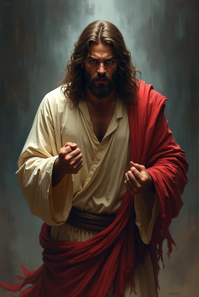 Jesus is anger
