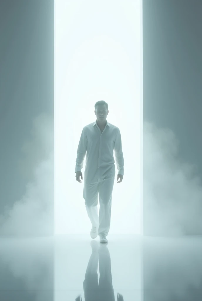 Then lead him into a room full of white light.