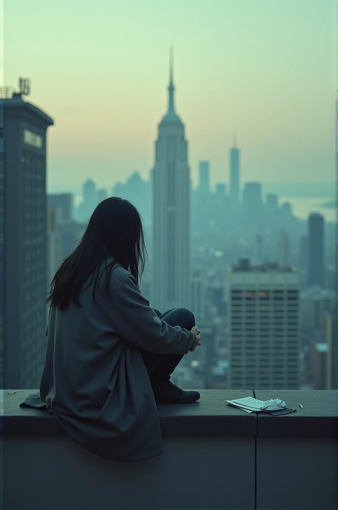 break up lover alone lonely on the roof
