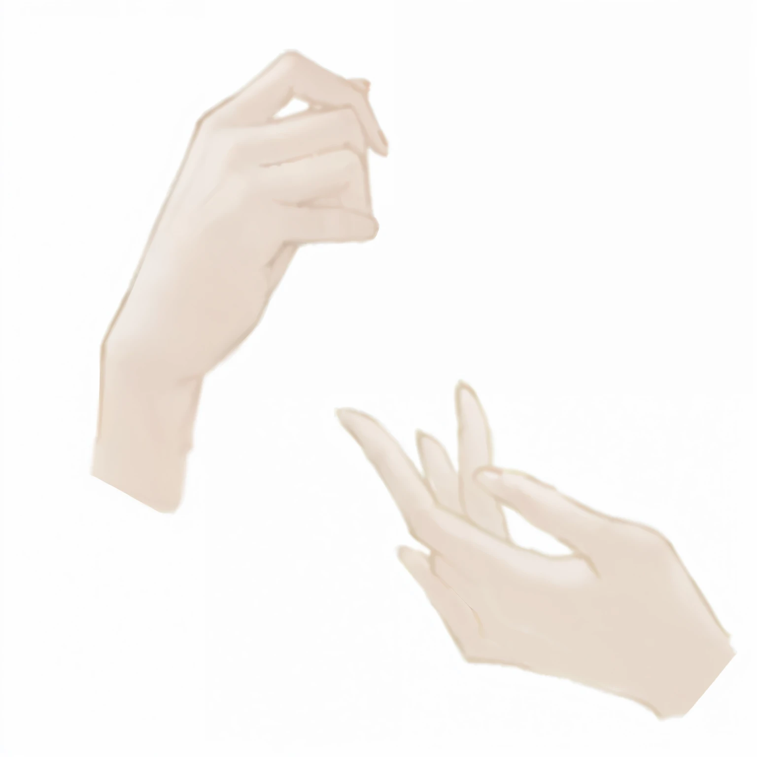 There are two hands in the air。, Use your index finger, hand gesture, gesture, Normal hand, Accurate hand指, Simple hands, solemn gesture, Accurate hand, gesture drawn, hand gestures, Realistic fingers, Hand Painteding, Perfectly drawn hands, Woman&#39;s hands, Use your fingers, Hand Painted, Various postures, Correction hand, Exactly 5 fingers