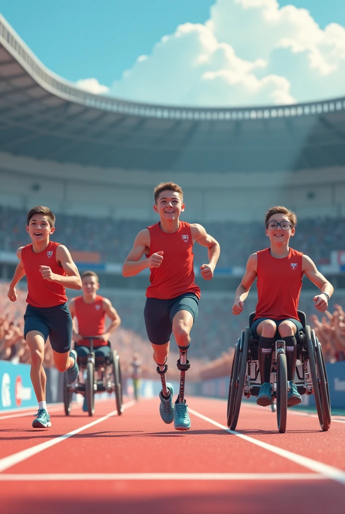 Disabled running athletes and inclusion