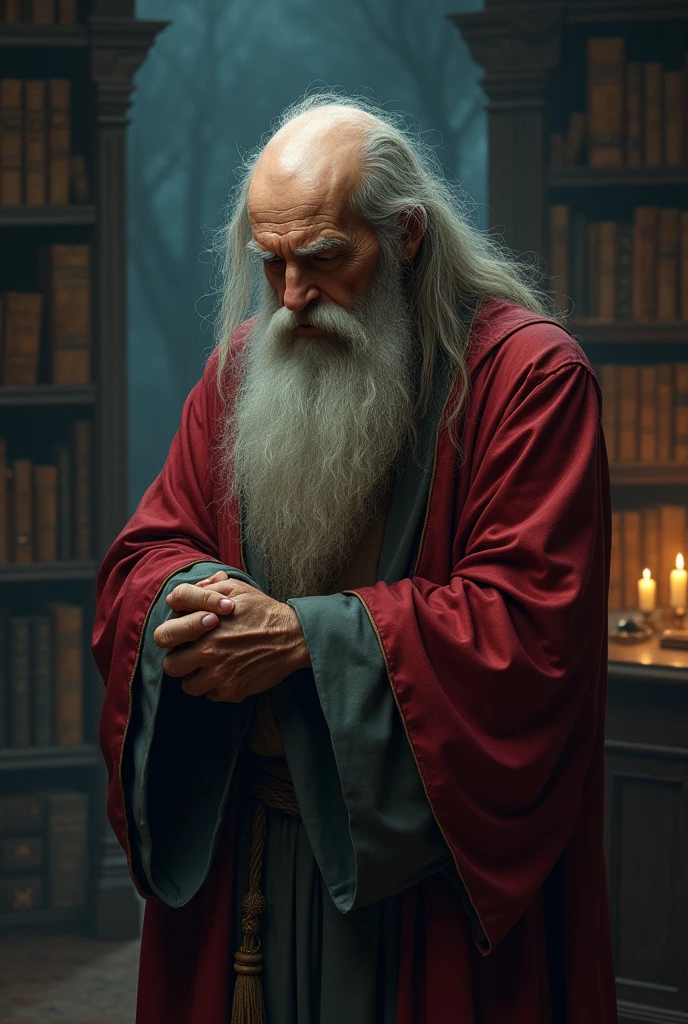 Make a wizard sad about going bald