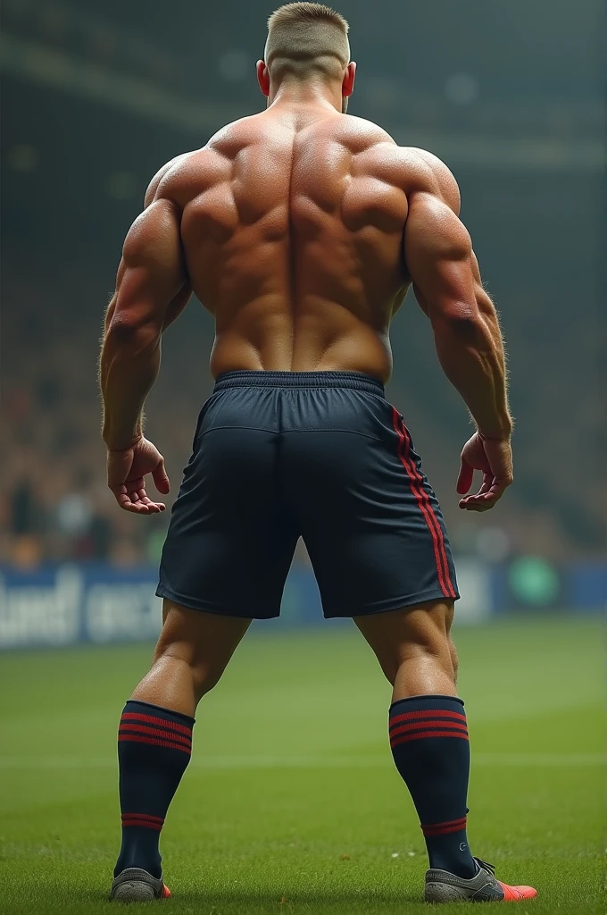 Footballer with big ass