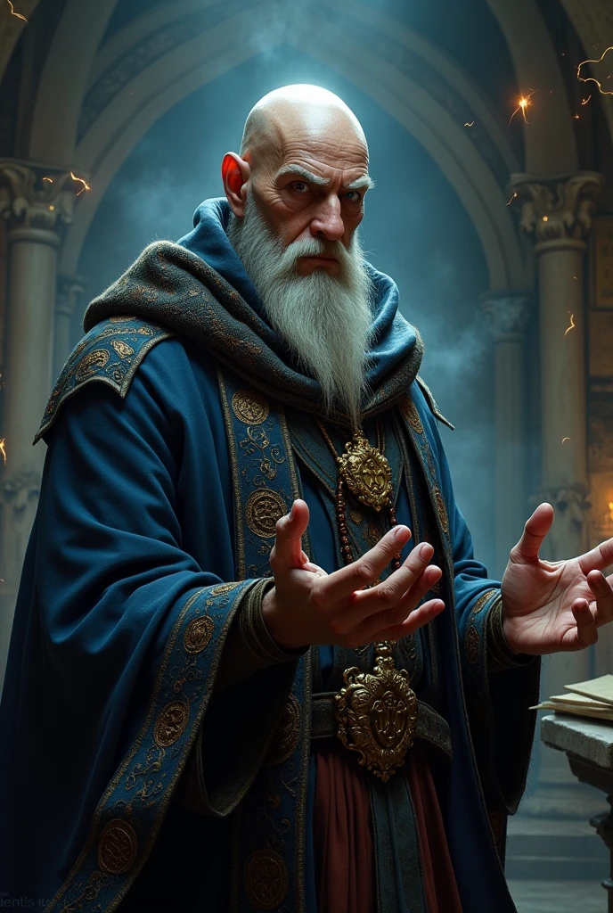 Make a wizard go bald