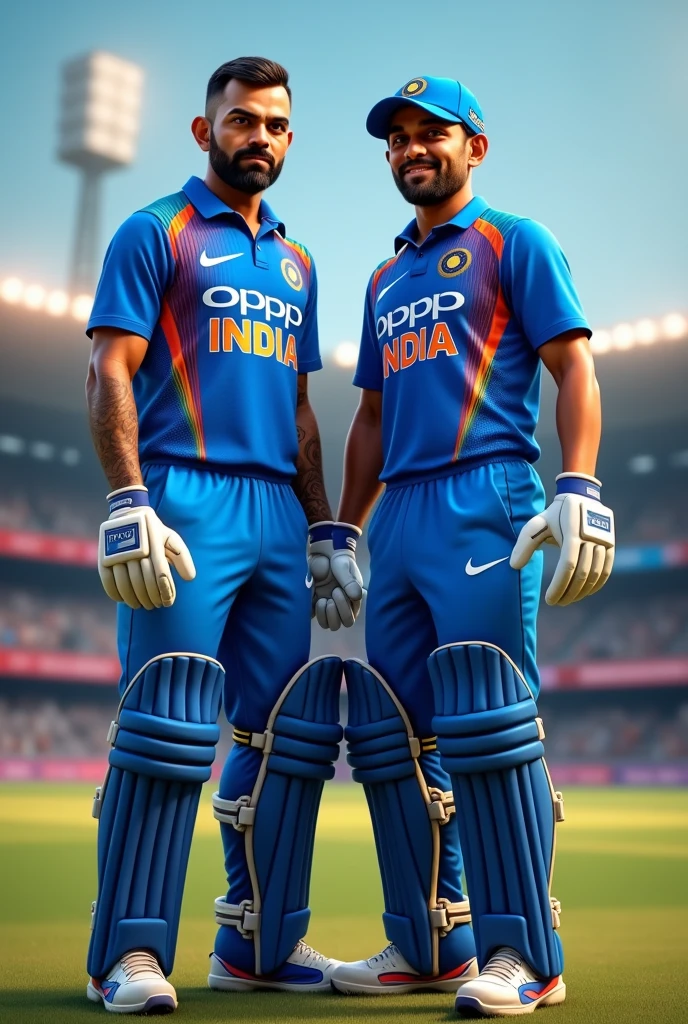 Virat Kohli and ms dhoni together 
