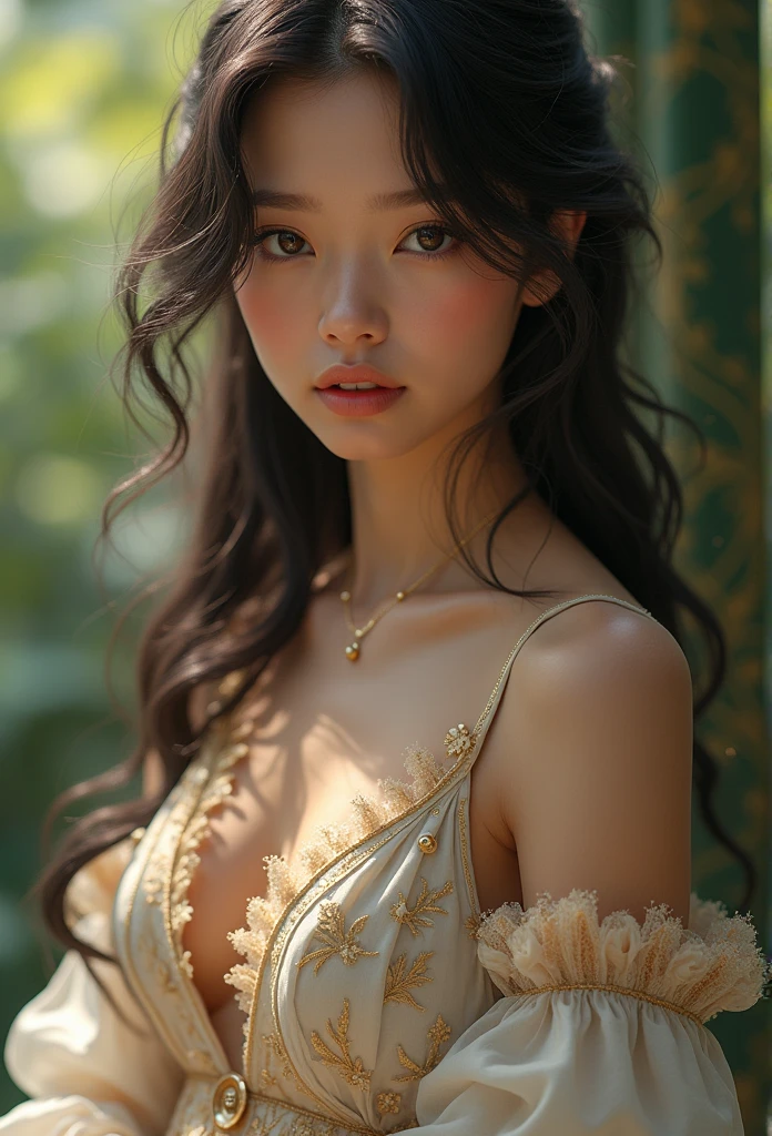 best quality, masterpiece, Ultra-high resolution, (Reality:1.2), 1 Girl, Full body portrait,(Delicate face:1.2), (Delicate eyes:1.2), (Fine hair:1.2), (Detailed clothes:1.2), Long legs,8k, ,