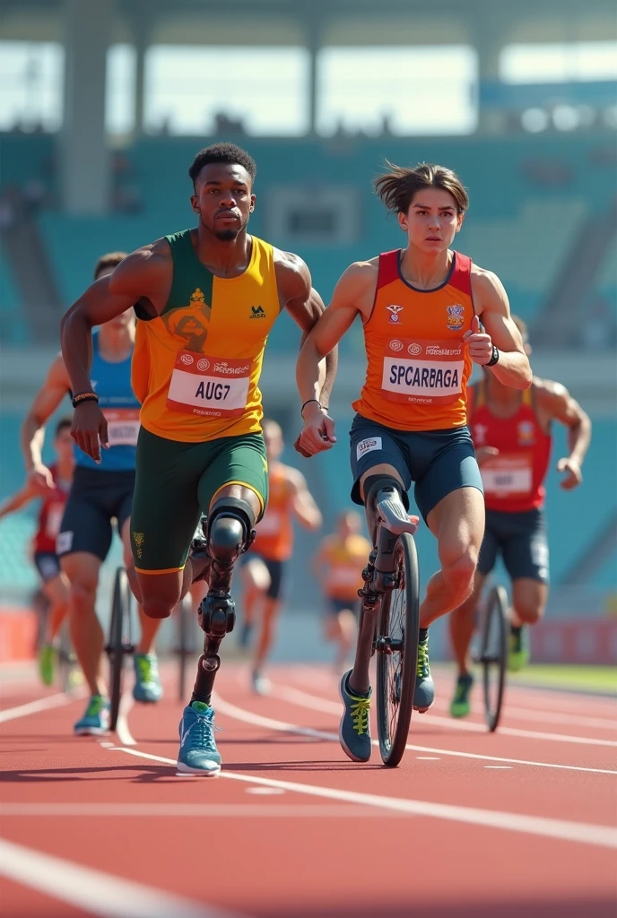 Running athletes with disabilities and inclusion and diversity