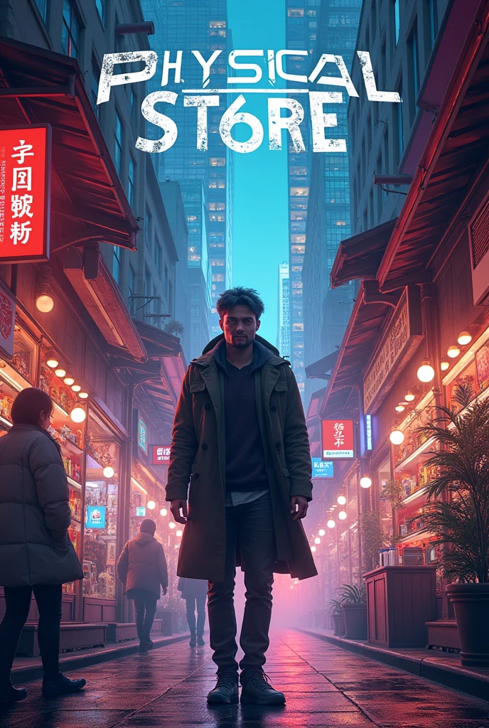 Cover for a very exciting film with the title "Physical store"