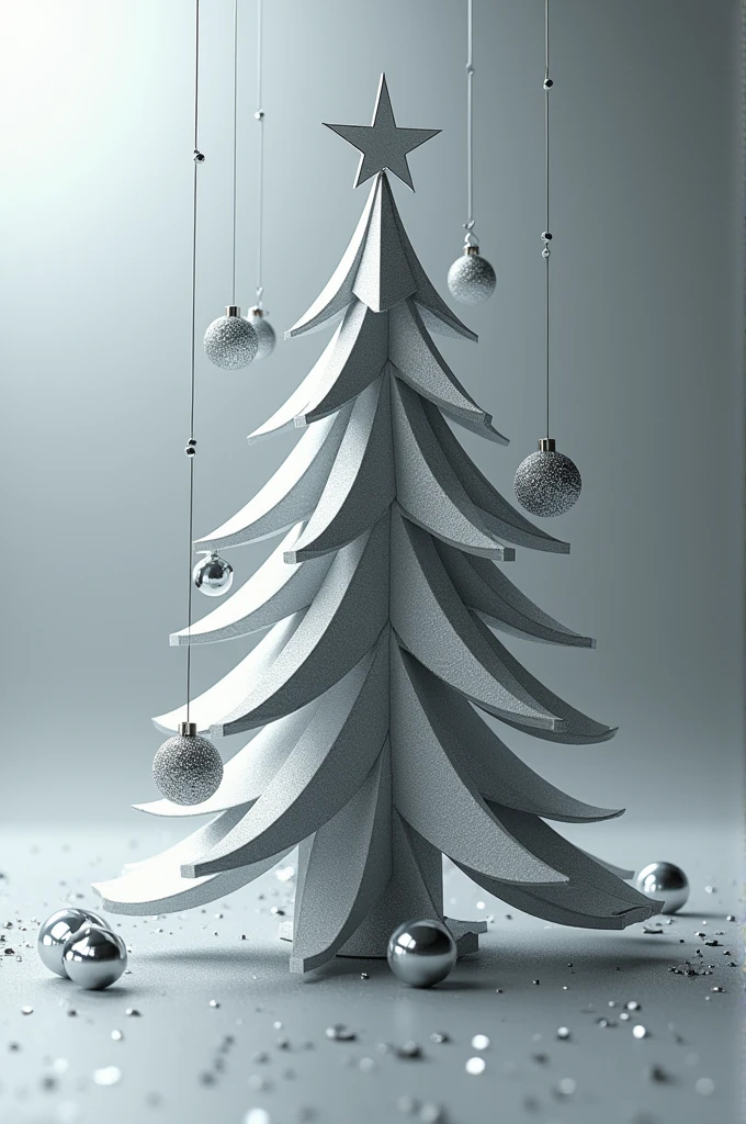 Christmas card template for an aluminum and glass manufacturing company