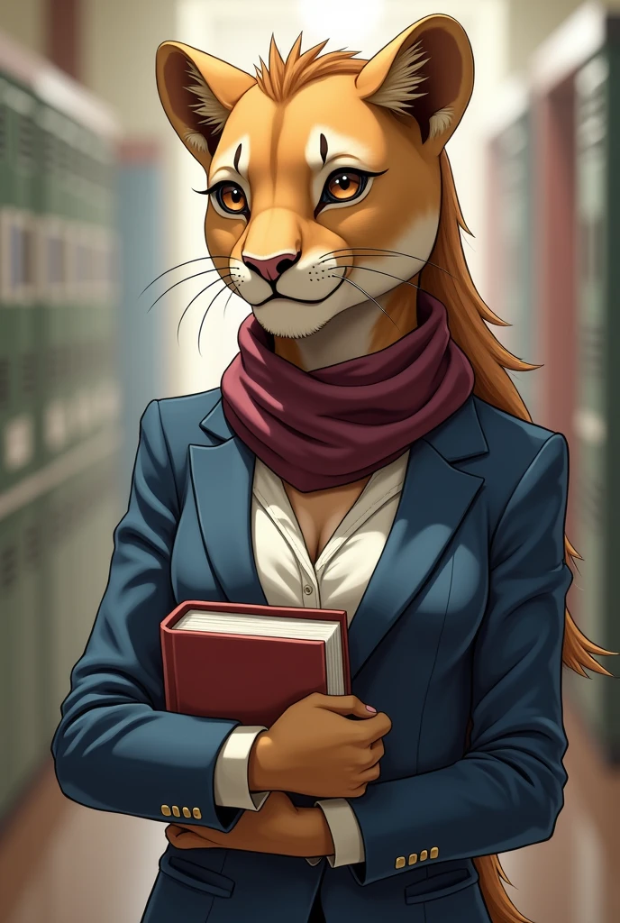 furry female, multiple characters, female lioness, female zebra, female hyena, undressing, assisted undressing, library, public, sexy, exhibitionism