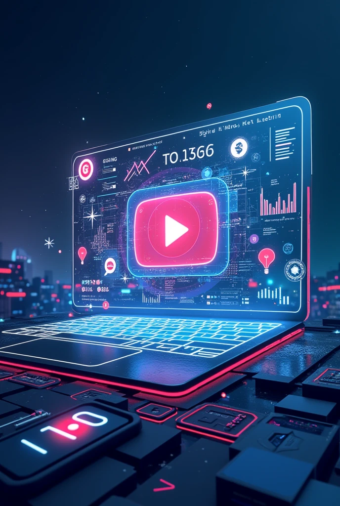 A YouTube banner will have digital marketing
inside the banner