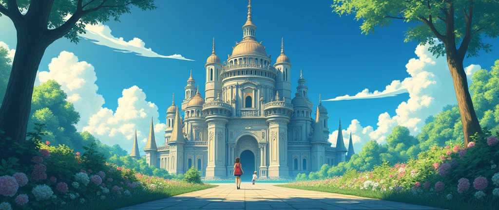 Highly detailed anime-style still images, Ghibli Studio Style,8k