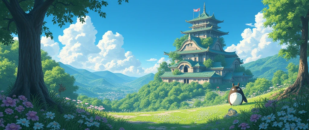 Highly detailed anime-style still images, Ghibli Studio Style,4k