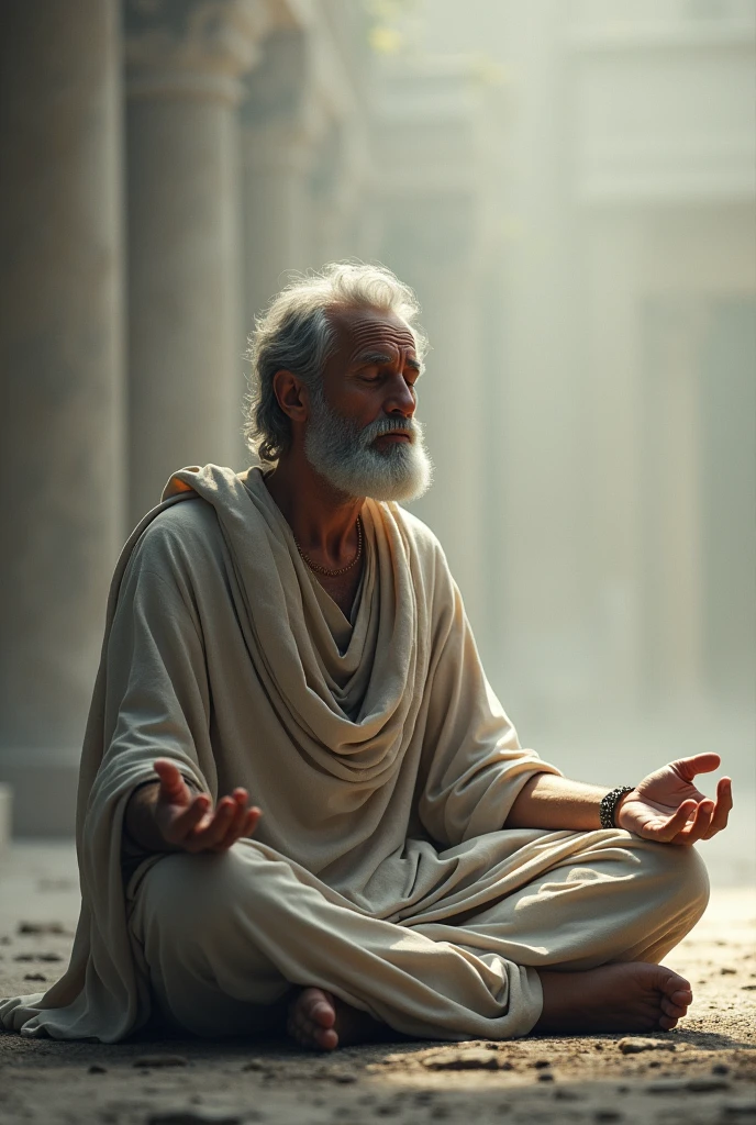 Epictetus meditating