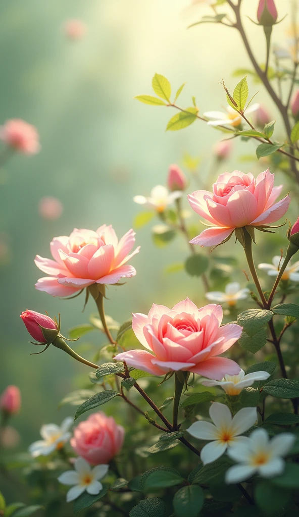 Flowers and perfume backgrounds