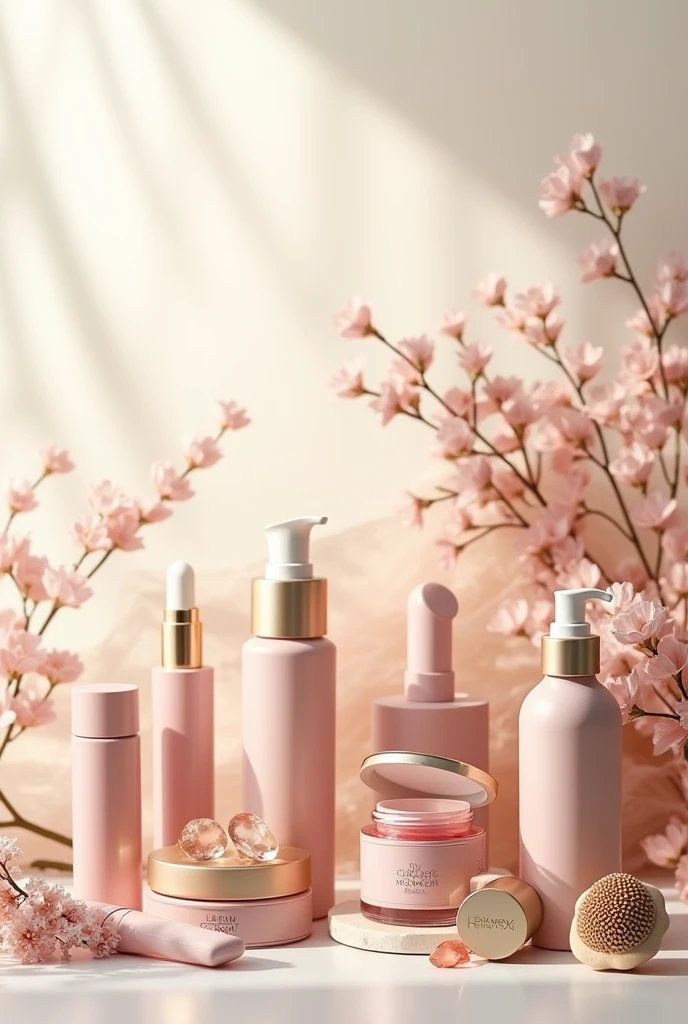 beauty products horizontal image