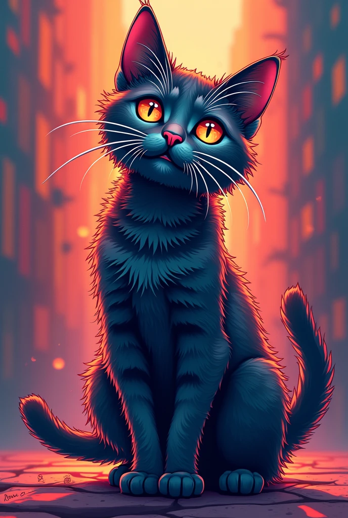 Crie uma camisa Da a.a.aQUEMG com um gato