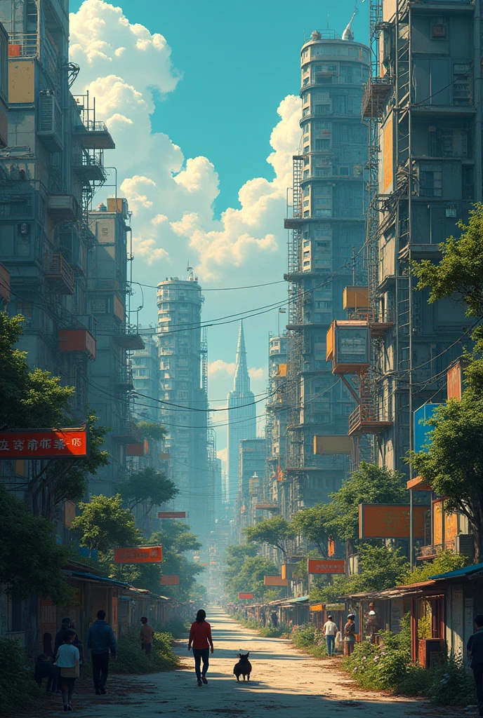 Create several images about the economy