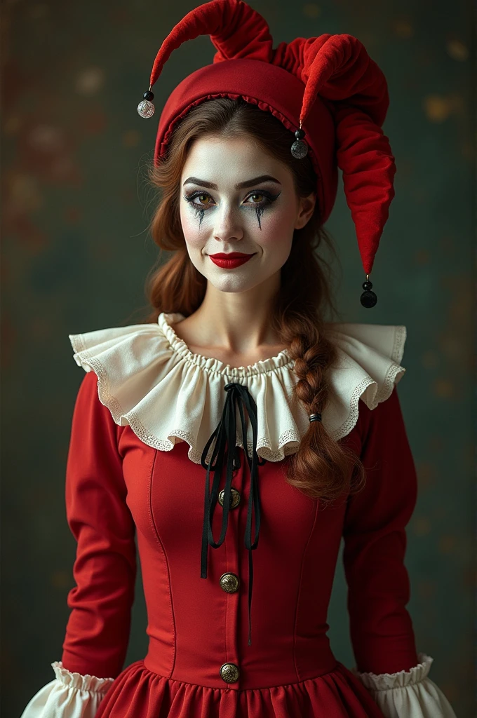 Create a female hero costume based on Pierrot&#39;s costume from Commedia dell Arte 
