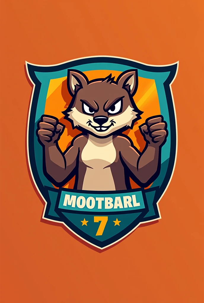 crest of a football team called 7 Futebol Clube, using the I.M WEASEL