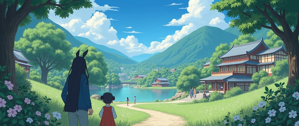 Highly detailed anime-style still images, Ghibli Studio Style,8k