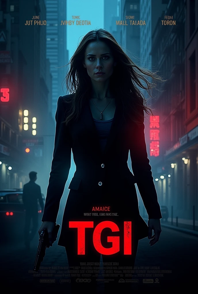 Cover for a very exciting film with the title "TGI"
