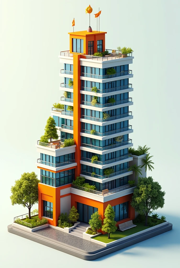 Create a high quality 3d BUILDING LIVES GJB logo