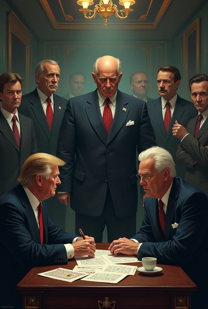 create image with this feature  "The Fourth Transformation: Political Sect or Game of Throne?"