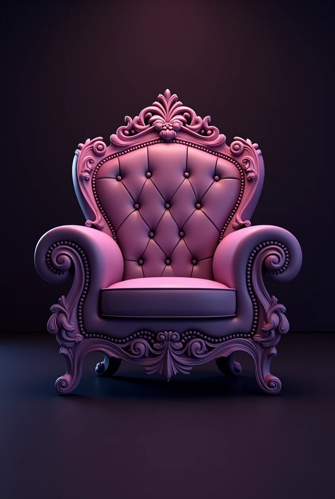 Create a logo for a sex shop with predominant lilac tones, you can add purple and black too, o nome do sex shopp é San Bellino e o Slogan é "Sensations", art has to be in the sensual style, 3d, put a sex chair in the middle of the art, a whip of masochism