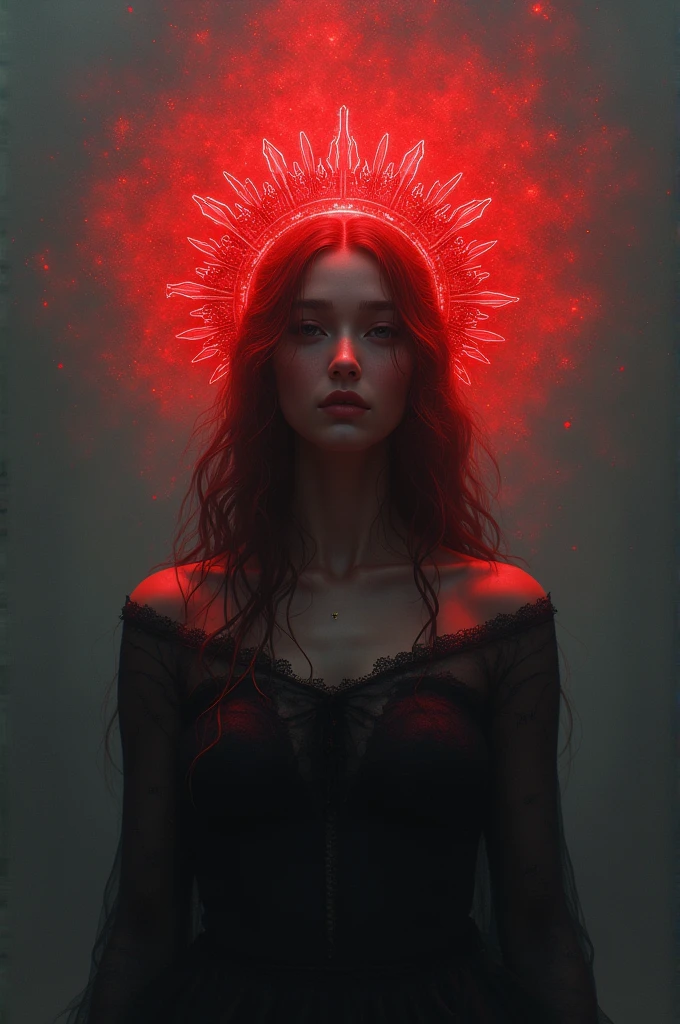 Red halo or crown veins