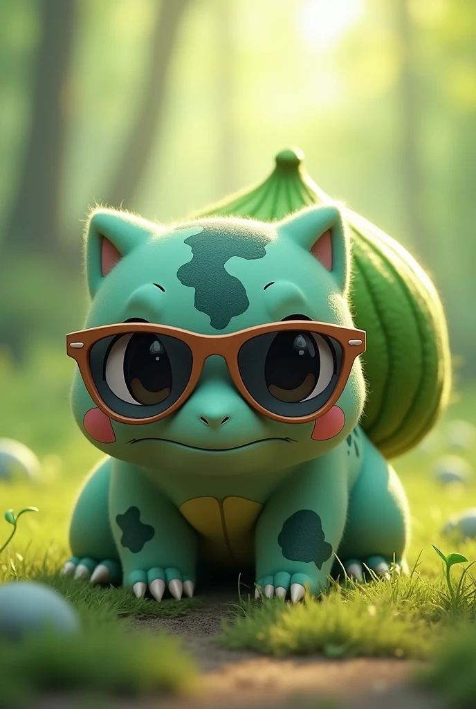 Make the bulbasalro with sunglasses