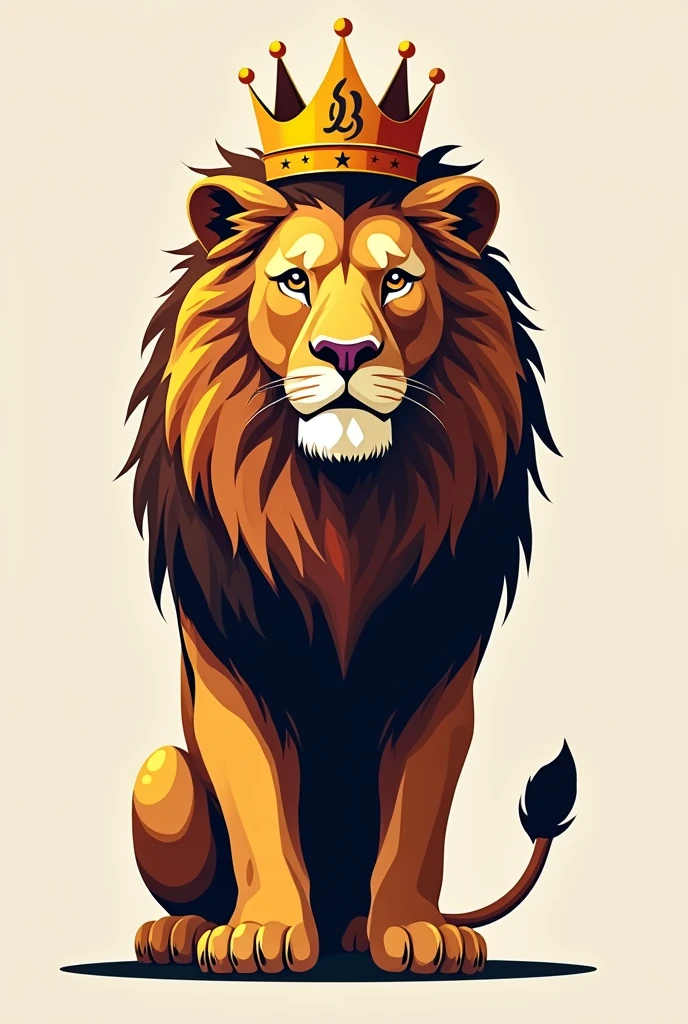 A slogan of a lion wearing a crown spelled out M3