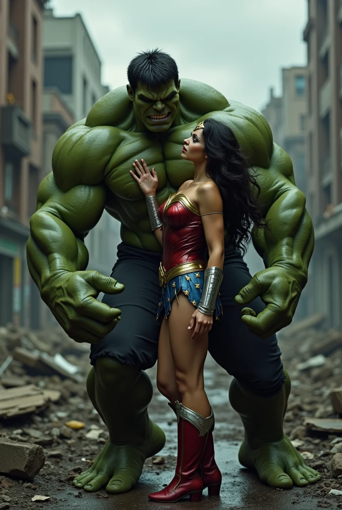 Imagine scarlet Johansson as wonder woman and fucking with hulk 