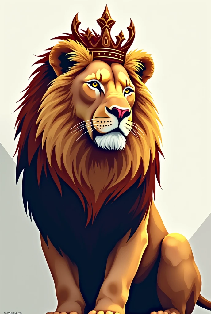 A slogan of a lion wearing a crown spelled out M3
