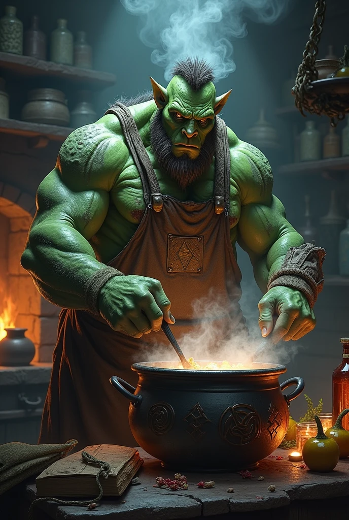 Orc chef dark style