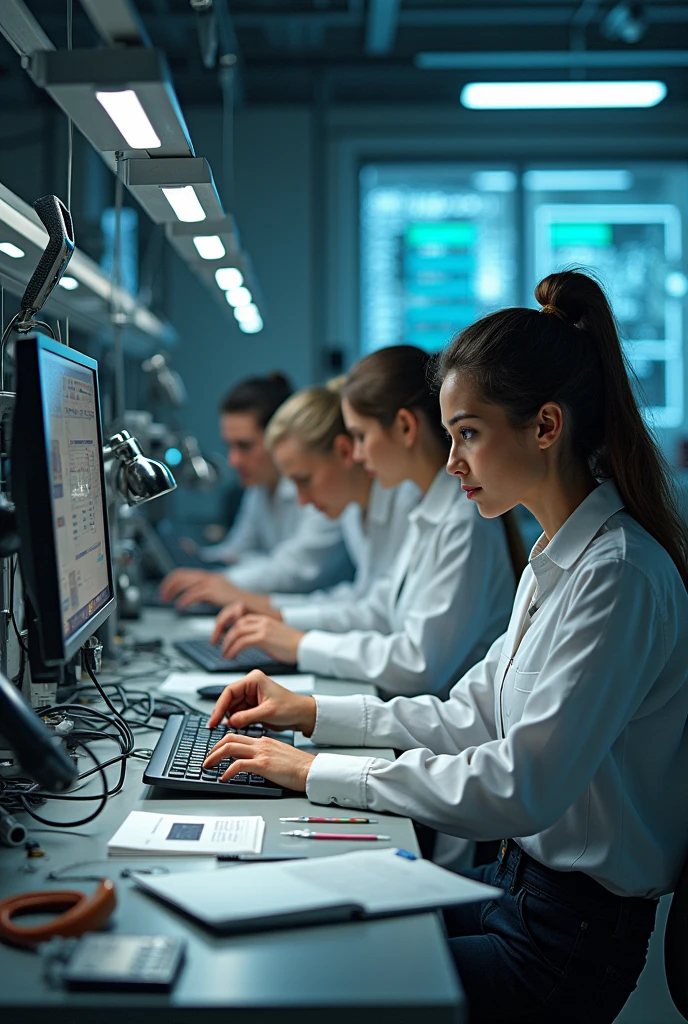 5 women making improvements to telephony
