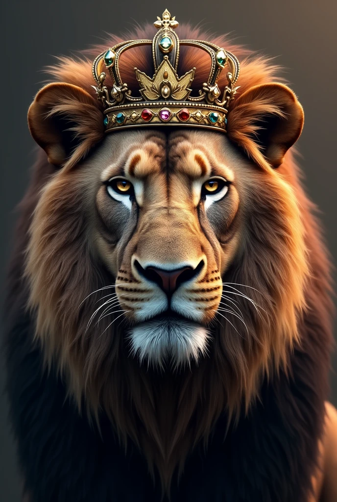 A slogan of a lion wearing a crown with M3 written in large letters