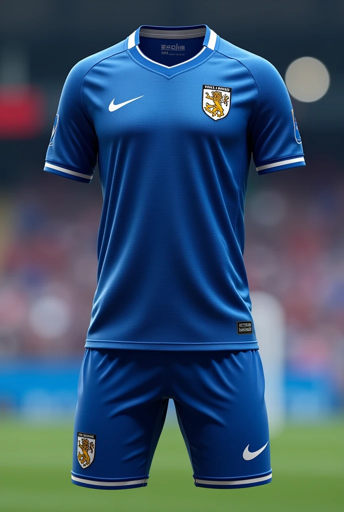 Create a blue and white kit for millwall sponsorship joma