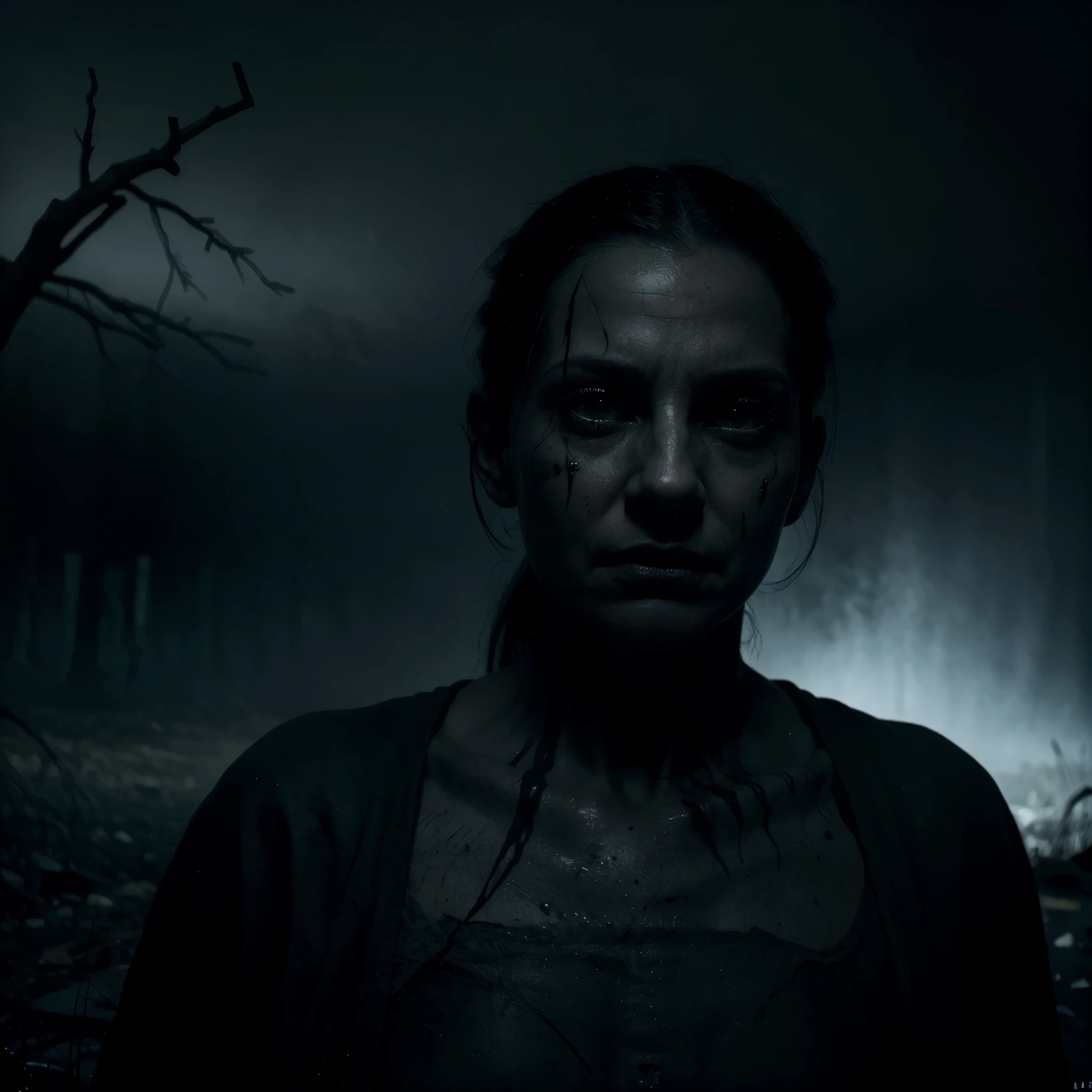 a horrifying thumbnail, dark and creepy atmosphere, gloomy and ominous, twisted and distorted, sinister and unsettling, eerie and haunting, menacing and disturbing, chilling and foreboding, ghostly and supernatural, nightmarish and terrifying, macabre and morbid, (best quality,4k,8k,highres,masterpiece:1.2),ultra-detailed,(realistic,photorealistic,photo-realistic:1.37),horror,dark fantasy,cinematic lighting,moody color palette,dramatic shadows,unsettling details