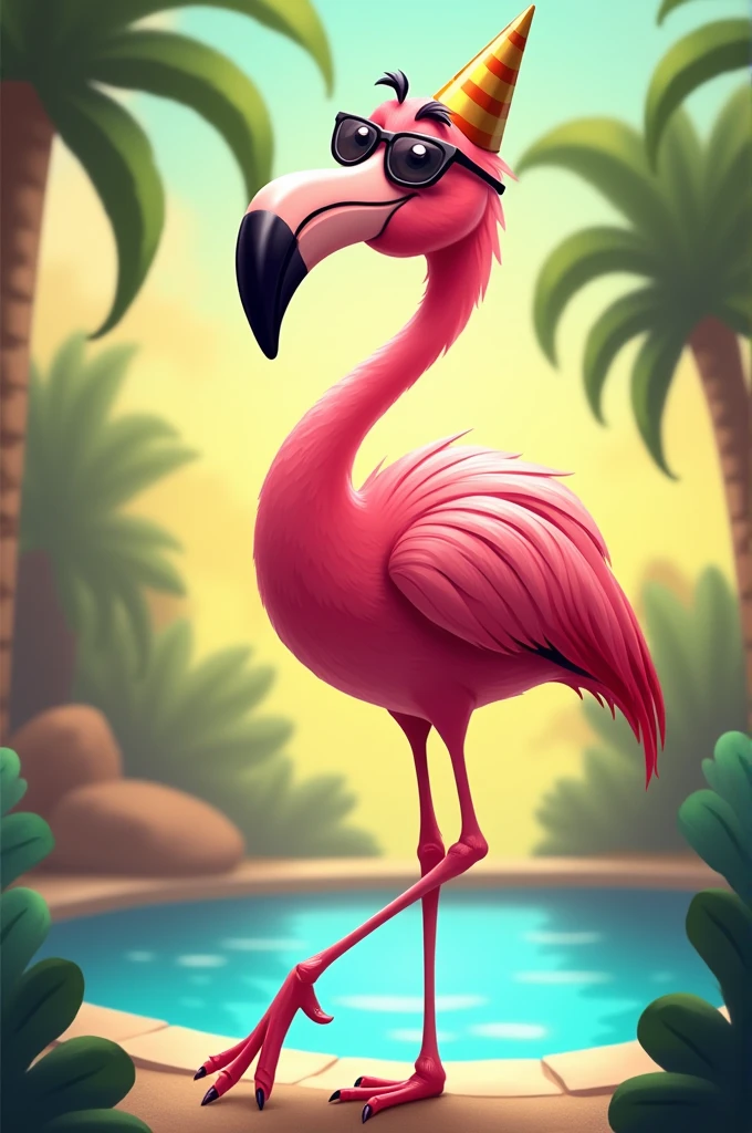 Flamingo funny pic