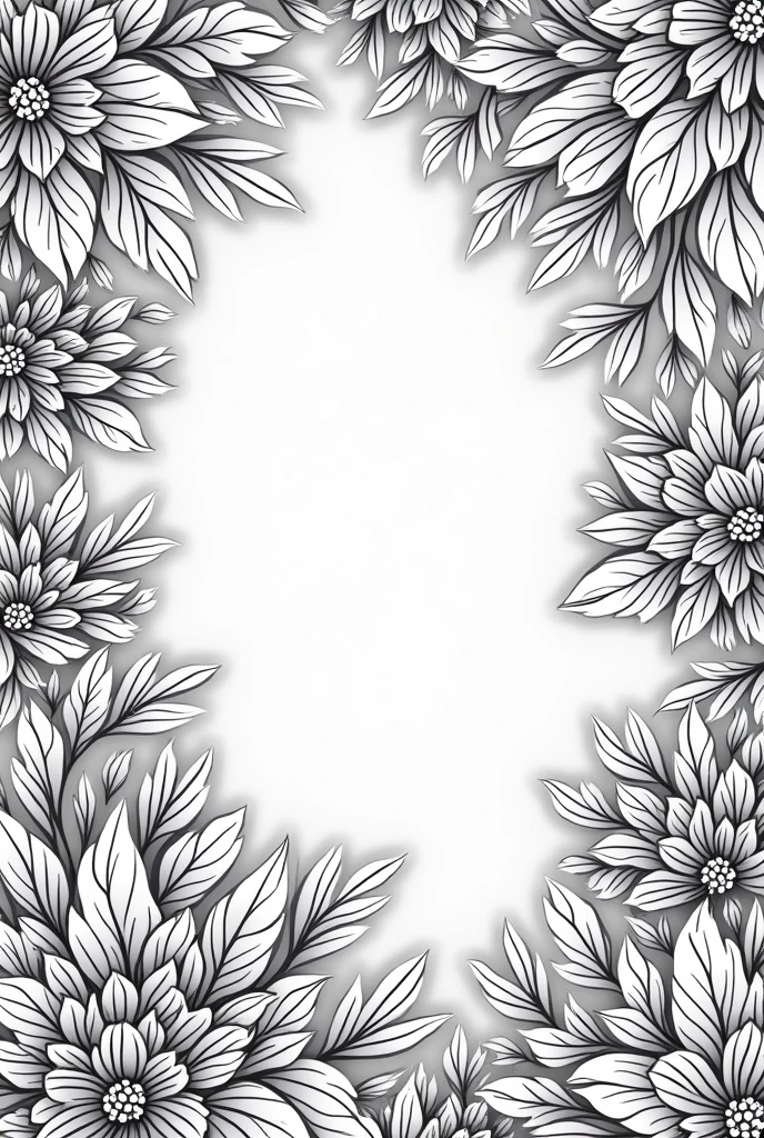 Patterns for a detailed coloring book