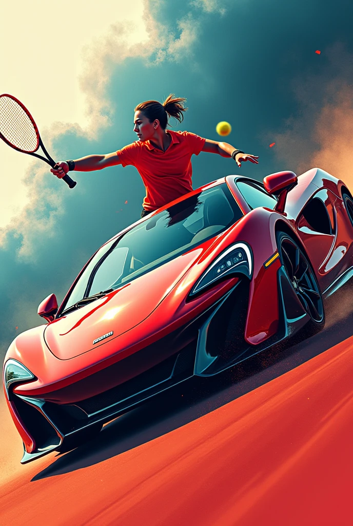 Tennis and cars