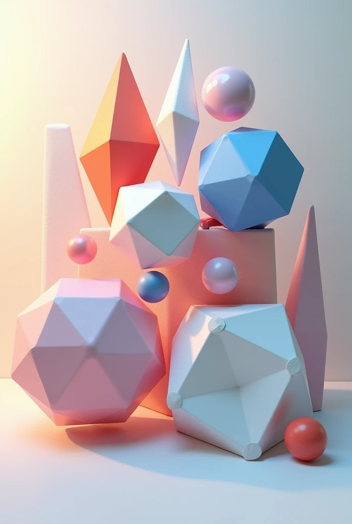 generates an image of geometric polyhedrons and round bodies
