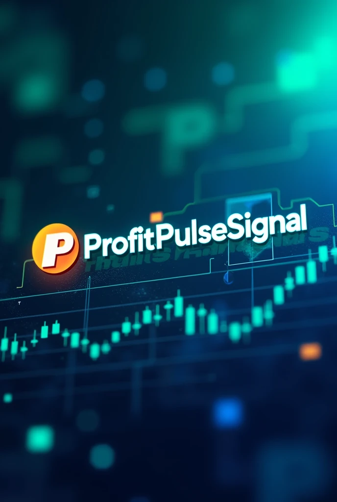 Create an
image featuring crypto wallet integrate the name profitpulsesignal The background with a blue, green, and white color