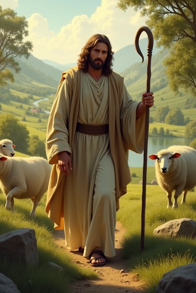 make Jesus go and look for the lost sheep
