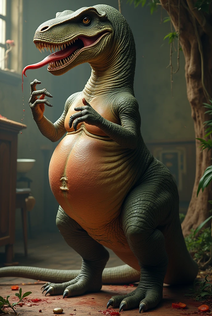 solo, 8k, fine details, (ultra detailed), a beautiful and detailed full size portrait of a female anthro lizard, scalie, reptile, seheno, ((green body, beige skin)), detailed eyes, tail, bedroom eyes, High Dynamic Range, cinematic shot, detailed eyes, big body goddess, kenket, Ross Tran,ruan jia, vip, trending on artstation,foxovh, cenematic lighting, big breaths, big breaths, big boobs, big boobs, big , looking at viewer, (((nude, open mouth, covering crotch, knock knees))) smile, full body, front view, standing, pose, exterior, farm field, fence, detailed background, Vader-san
