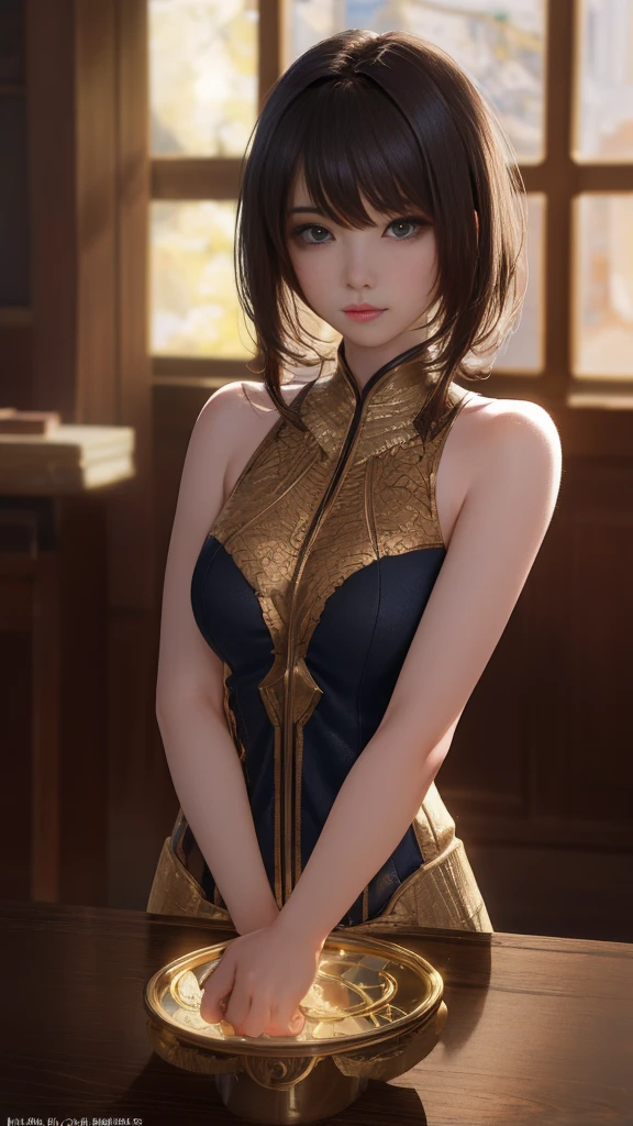 8K, table top, RAW photo, highest quality, realistic, Highly detailed CG Unity 8K wallpaper, Depth of bounds written, cinematic light, Lens flare, ray tracing, (very beautiful face, beautiful lips, beautiful eyes), face with intricate details, ((super dense skin)) 1 girl, in the dark, deep shadow, cute korean girl, Flashy makeup with red eyeshadow，her shortcut, Delicate light brown hair is slightly disheveled with side waves.，wearing large ring earrings，K-POP idol, 1 girl, (very slim and slender fit muscular body:1.3), ((looking at the viewer)),(big smile:1.3), (magenta and black blouse), (sleeve fashion city night, dark night, (neon sign), (blurred background), fashion street night),(no people in the background:1.3), beautiful earrings, bracelet, necklace, pantyhose, clear eyes, walk, (white skin), (big eye ace forward, ((upper body shot)), ((silk color dresses:1.3)),(brown hair),((tight fit lace dress)), (See through), (looking at the viewer:1.3) open chest, very slim, medium breasts, backtracking,((buckshot)), See through, Medium Butt, mini skirt:1.5，updo hair, From above:1.5，The lines of the full back pants are transparent:1.4，